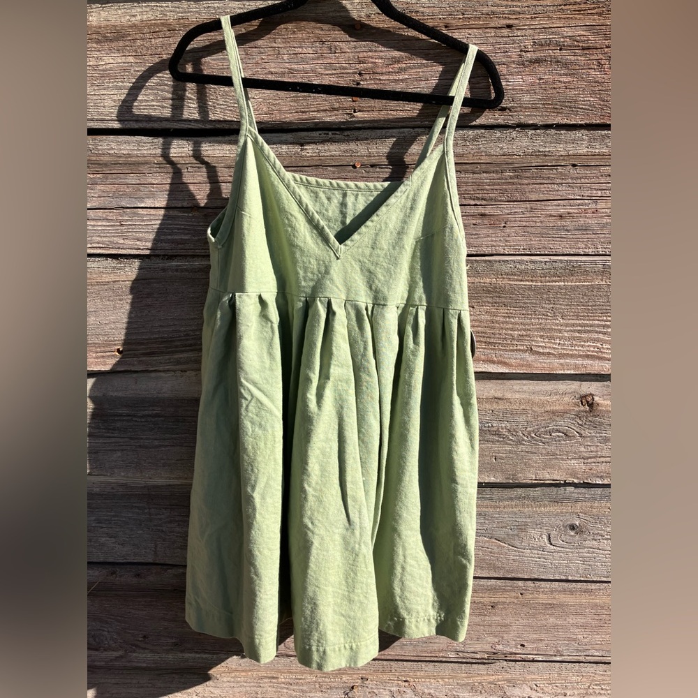 100% linen dress
